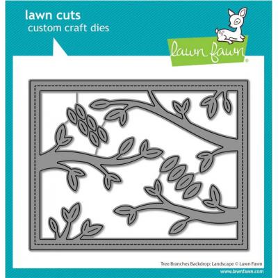 Lawn Fawn Lawn Cuts - Tree Branches Backdrop: Landscape